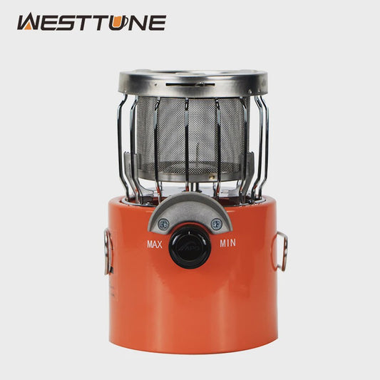 WESTTUNE 2-in-1 Draagbare Camping Gasbrander & Kachel - Koken en Verwarmen