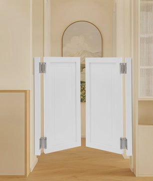 Houten Dubbele Scharnierdeuren 90x40cm - Zwaaiend voor Corridors & Trappen