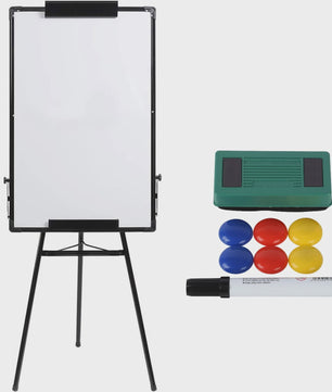 Magnetisch Whiteboard 70x100 cm met Verstelbare Tripod Standaard