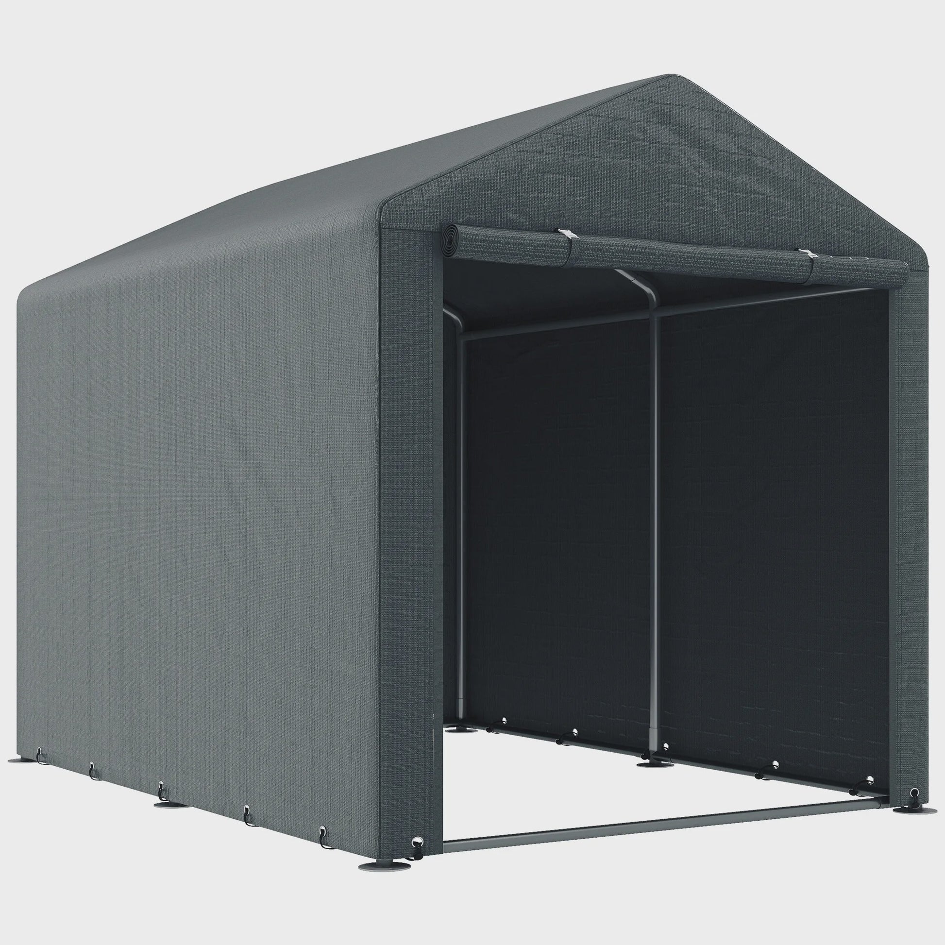 Outsunny Tuinopslag Tent 2x2m - Waterdichte Fietsenstalling met Stalen Frame