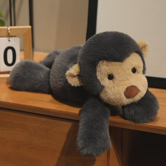 Kawaii Aap Knuffel 40cm - Schattige Pluche Speelgoed Pop voor Kinderen, Perfect Festival Cadeau