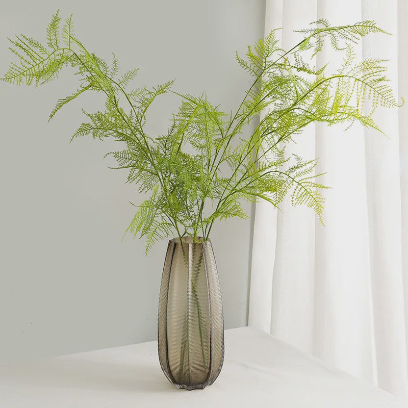 Set van 4 Kunst ASPERGE Varens Takken - 97cm Groen Decoratief