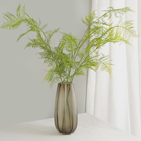 Set van 4 Kunst ASPERGE Varens Takken - 97cm Groen Decoratief