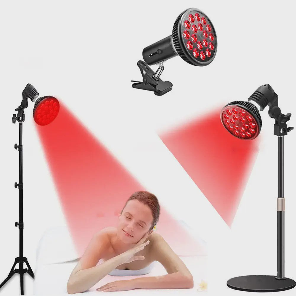 Roodlichttherapie Lamp 660nm & 850nm met Statief - Huidverbetering & Pijnverlichting