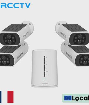 ARCCTV 4MP Solar Wifi Camera Set: Slimme Beveiliging met Mensdetectie & Sirene