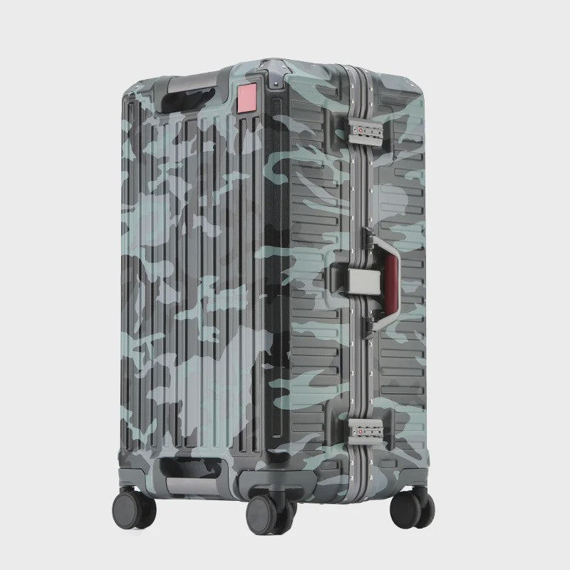 Luxe Aluminium Frame Koffer Trolley - 20-30 inch - Reisbagage Heren & Dames - Met USB Poort & Bekerhouder