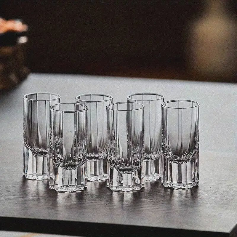30ml Kristallen Shotglazen Set - Elegante Borrelglazen voor Whiskey, Tequila & Feesten