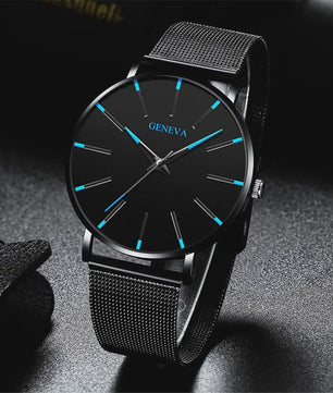 Luxe Herenhorloge met Slim Mesh Band - Stijlvol en Waterdicht