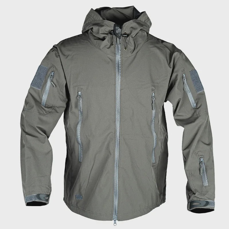 Herren Militaire Tactische Softshell Jas - Waterdicht & Winddicht met Capuchon