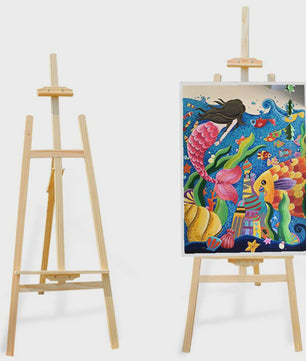 Houten Atelier Ezel - Verstelbare Kunstenaars Ezel Stand voor Canvas, Tekenen & Bruiloft Decoratie