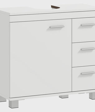 Badmeubel Onderbouw met 3 Lades en Soft-Close Deur
