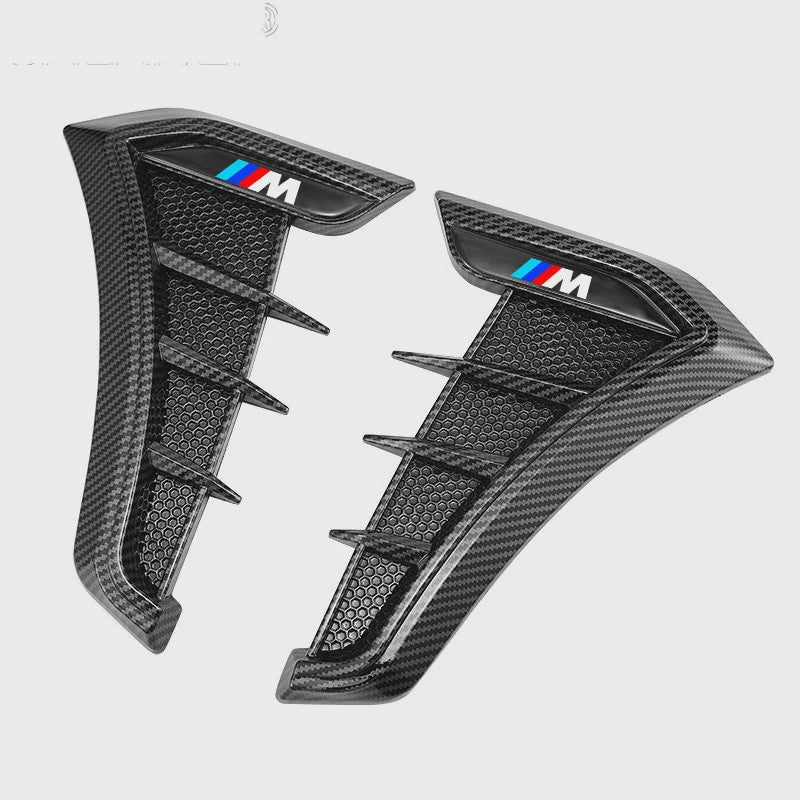 Decoratieve Zijfender Stickers voor BMW M Performance - Carbon & Piano Black
