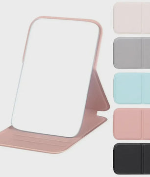 Opvouwbare Make-up Spiegel - Compacte Draagbare Pocket Spiegeltje met Standaard