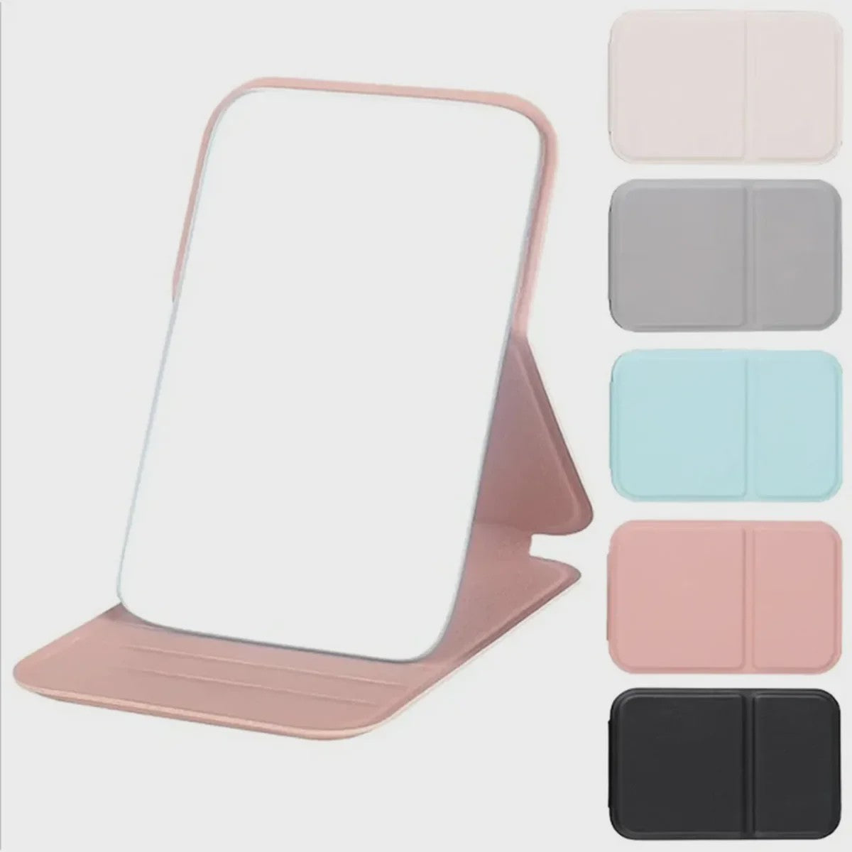 Opvouwbare Make-up Spiegel - Compacte Draagbare Pocket Spiegeltje met Standaard