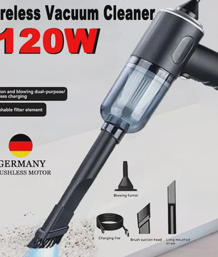 Draadloze Mini Stofzuiger 9000Pa - Krachtige Zuigkracht, USB Oplaadbaar voor Auto & Huis