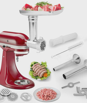 Metal Food Grinder & Sausage Stuffer Opzetstuk voor KitchenAid Standmixers