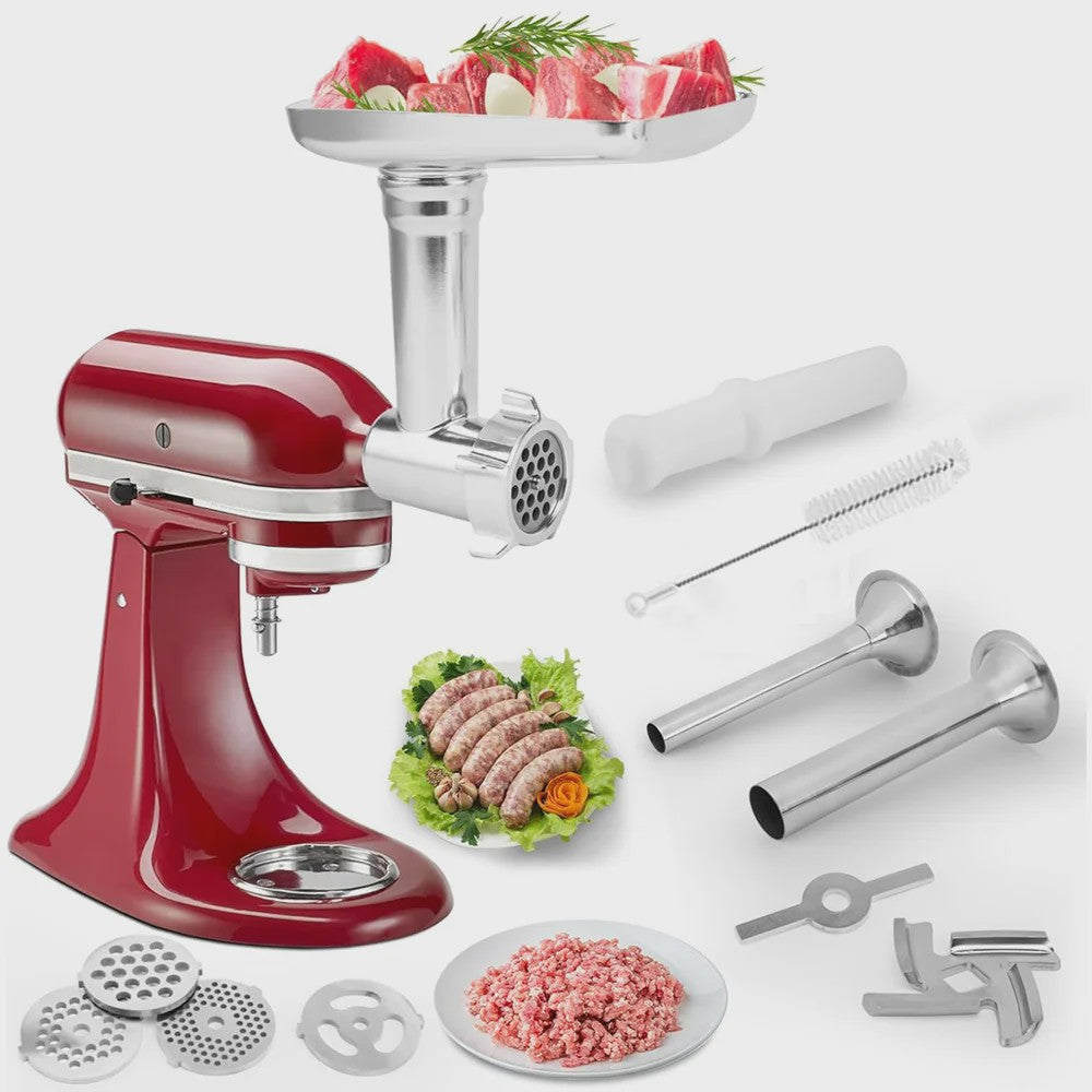 Metal Food Grinder & Sausage Stuffer Opzetstuk voor KitchenAid Standmixers