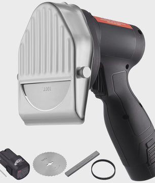 Draadloos Elektrisch Shoarma Mes - Professionele Gyro Snijder met Roestvrij Staal Mes