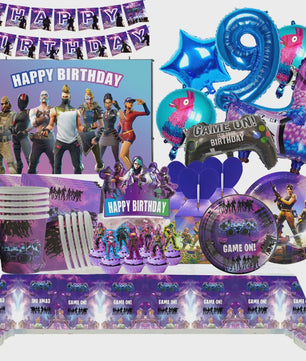 Feestdecoratie Fortnite & Llama Thema - Verjaardag, Babyborrel & Kinderfeest