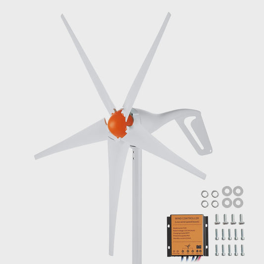 Krachtige Windturbine Generator 12V 500W/800W met MPPT Controller - Duurzame Energie voor Huis, Boerderij & Camper