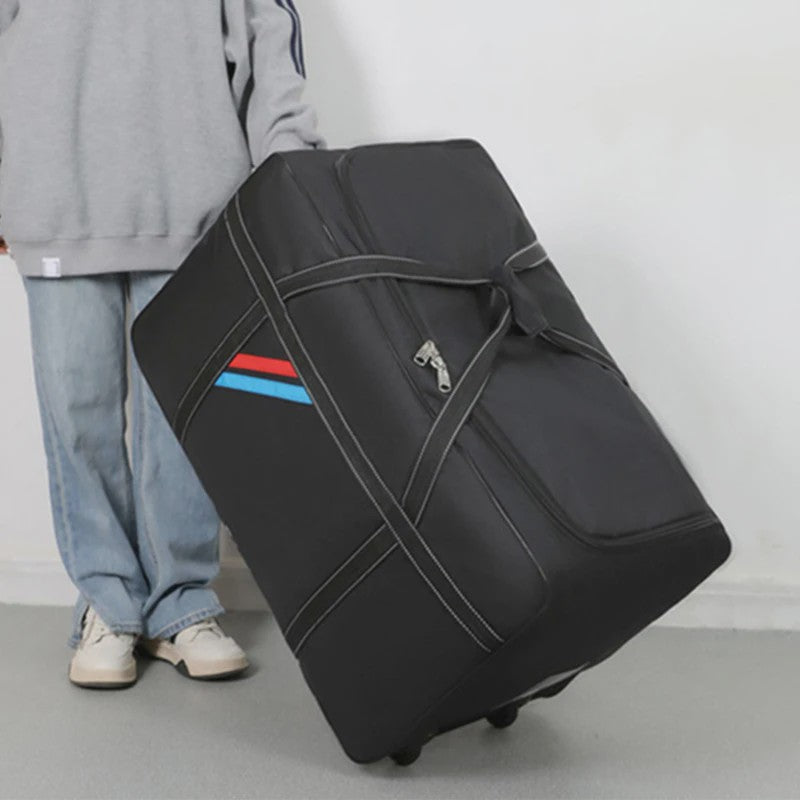 Grote Opvouwbare Reistas met Wielen - 180L Trolley Bagage voor Weekend of Vakantie
