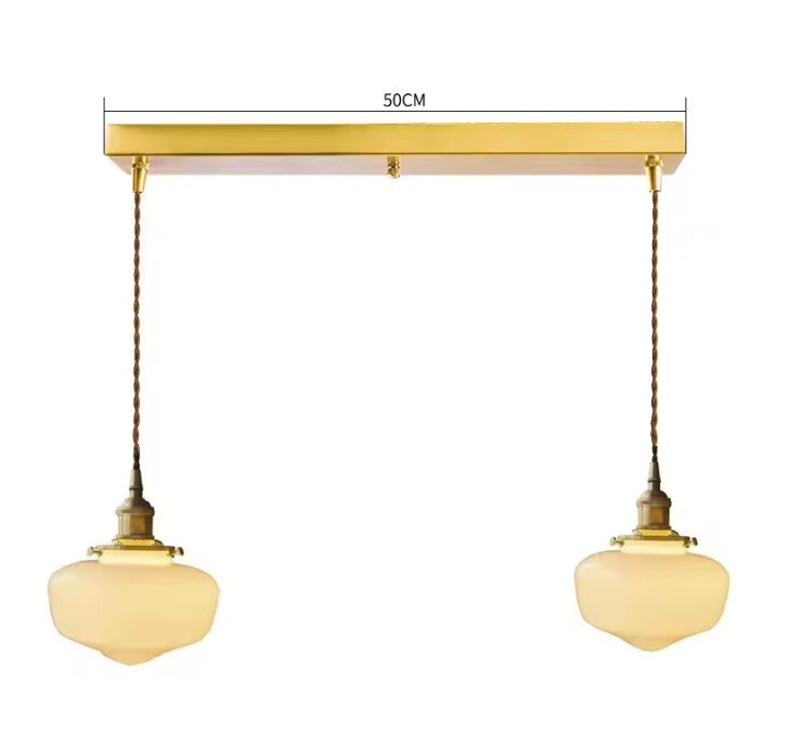 Japanse Glazen Hanglamp – Minimalistisch Nordic Design – LED E27 – Verstelbaar Snoer 200 cm – Sfeervolle Interieurverlichting