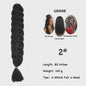 Jumbo Braiding Hair Extensions - 82 inch Synthetisch Vlecht Haar voor Box Braids & Twist