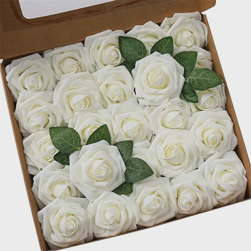 Kunst Rozen Foam - Set van 10 tot 100 Stuks - Decoratie Bruiloft, Feest & Cadeau