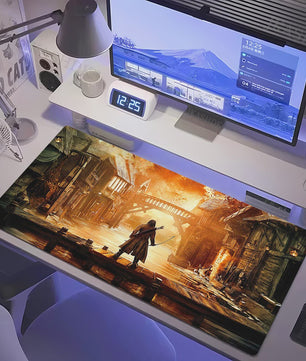 Grote Gaming Muismat XL - Lotrs Film Thema Deskmat voor PC & Bureau