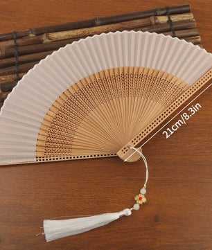 Elegante Chinese Stijl Vouwbare Handwaaier met Kwastje - Perfect voor Dans, Decoratie of Cadeau
