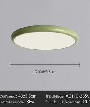 Moderne Scandinavische LED Plafondlamp - Stijlvol en Veelzijdig
