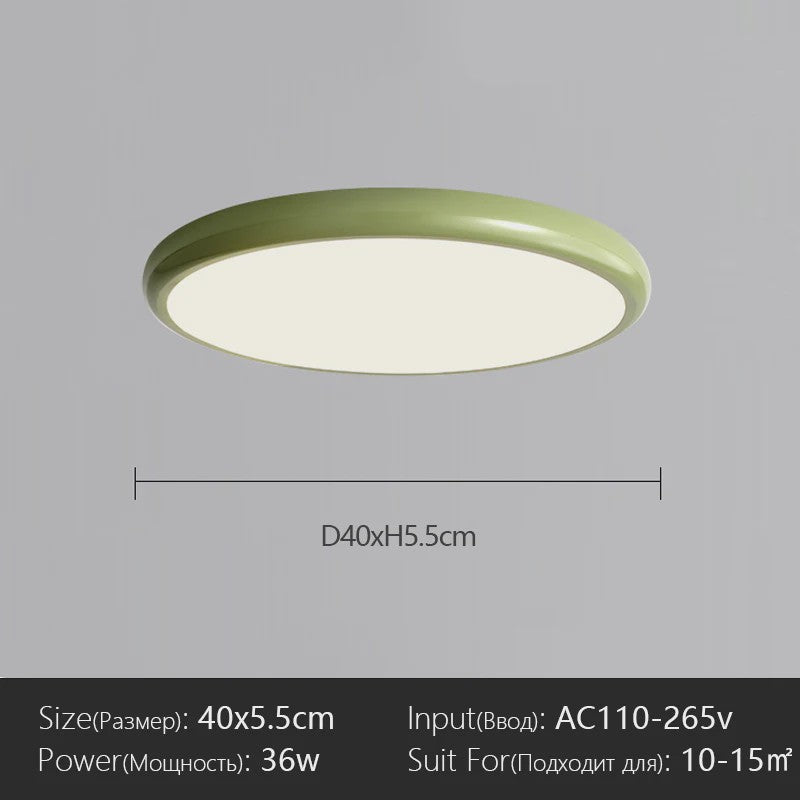 Moderne Scandinavische LED Plafondlamp - Stijlvol en Veelzijdig