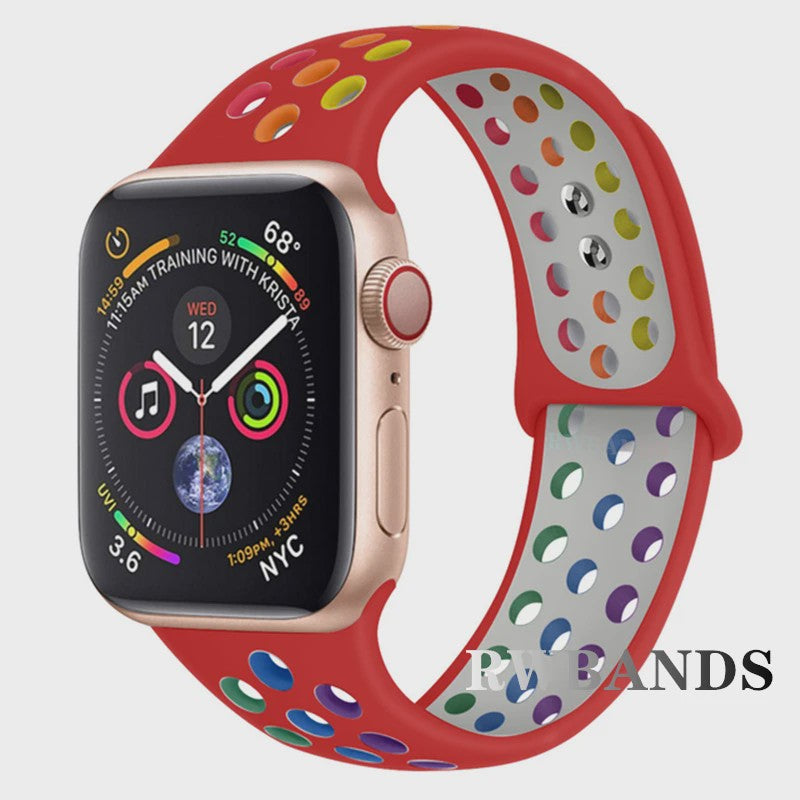 Ademende Sportband voor Apple Watch (38-49mm) - Comfortabele Vervangingsband