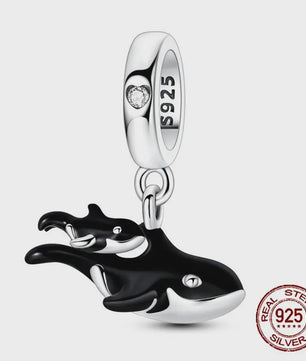 925 Sterling Zilveren Bedel Set: Dolfijn, Zeepaardje & Octopus - Blauw - DIY Armband Sieraden