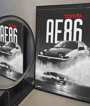 Initial D AE86 JDM Poster - Iconische Auto Kunst voor de Fan