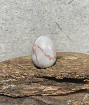 Natuurstenen Ei - Kleine Gepolijste Steen voor Meditatie, Stressverlichting & Decoratie