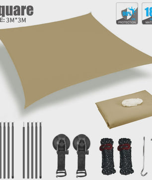 Waterdichte Luifel voor Camper, Caravan & Auto met UV-bescherming en Aluminium Stokken