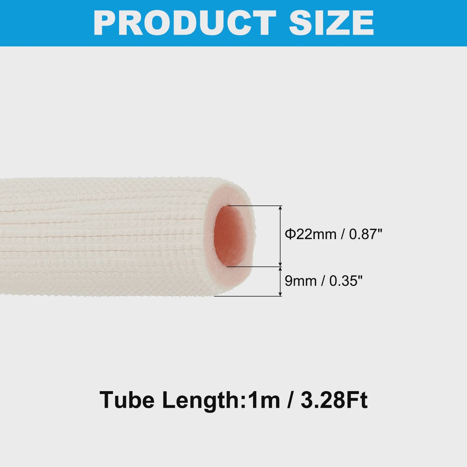 Isolatieschuim Buizen voor Airconditioner Leidingen - Warmte- en Koudeisolatie (1/2/3 Meter)