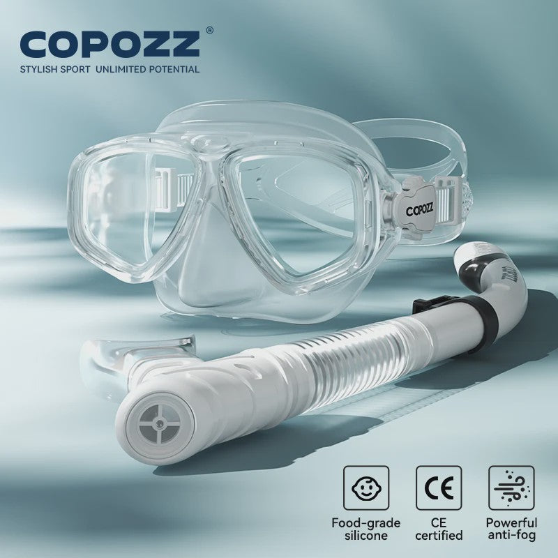 COPOZZ 2025 Duikmasker Set met Snorkel - Anti-Condens, Verstelbaar, Volwassenen