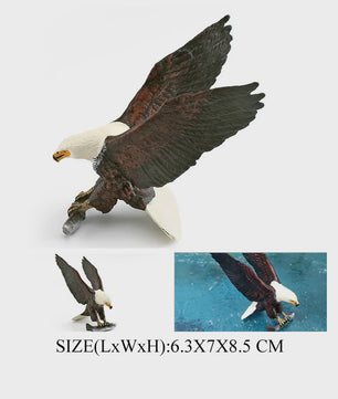 Realistische Roofvogel Figuren Set: Adelaar, Gier & Secretarisvogel - Educatief Speelgoed