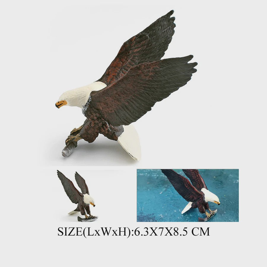 Realistische Roofvogel Figuren Set: Adelaar, Gier & Secretarisvogel - Educatief Speelgoed
