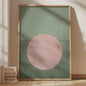Abstracte Blauwe Wolken Poster - Minimalistische Canvas Muurkunst voor Moderne Woonkamer