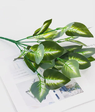 Zijden Schildpadblad Plantenbladeren - Kunstmatige Dieffenbough Decoratie voor Woonkamer