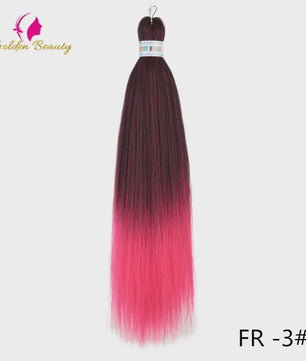 26 Inch Ombre Kleuren Vlechtsel Haar Synthetisch Pre-stretched Jumbo Braids Haar voor Cosplay & Pruiken