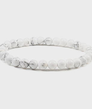 Elastische Charm Armband met Natuursteen Kralen: Lavasteen & Tijgeroog (6/8/10mm) - Voor Dames en Heren