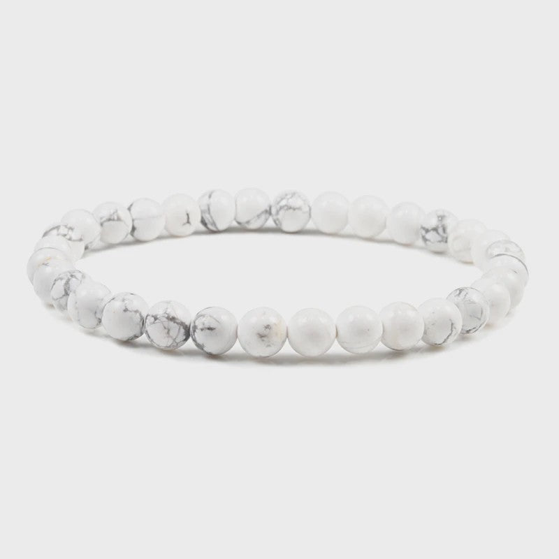 Elastische Charm Armband met Natuursteen Kralen: Lavasteen & Tijgeroog (6/8/10mm) - Voor Dames en Heren