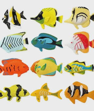 Plastic Dieren Speelgoed Collectie: Zee, Land & Insecten Miniatuur Set voor Kinderen