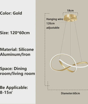 Moderne LED Hanglamp - Stijlvolle Verlichting voor Woonkamer, Eetkamer & Slaapkamer