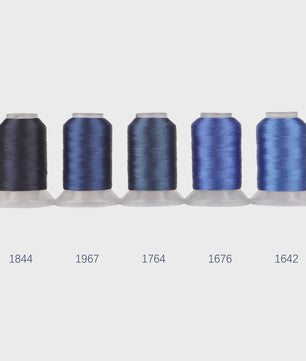 80 Kleuren Premium Polyester Borduurzijde Set - 500M Spoelen voor Huisborduurmachines