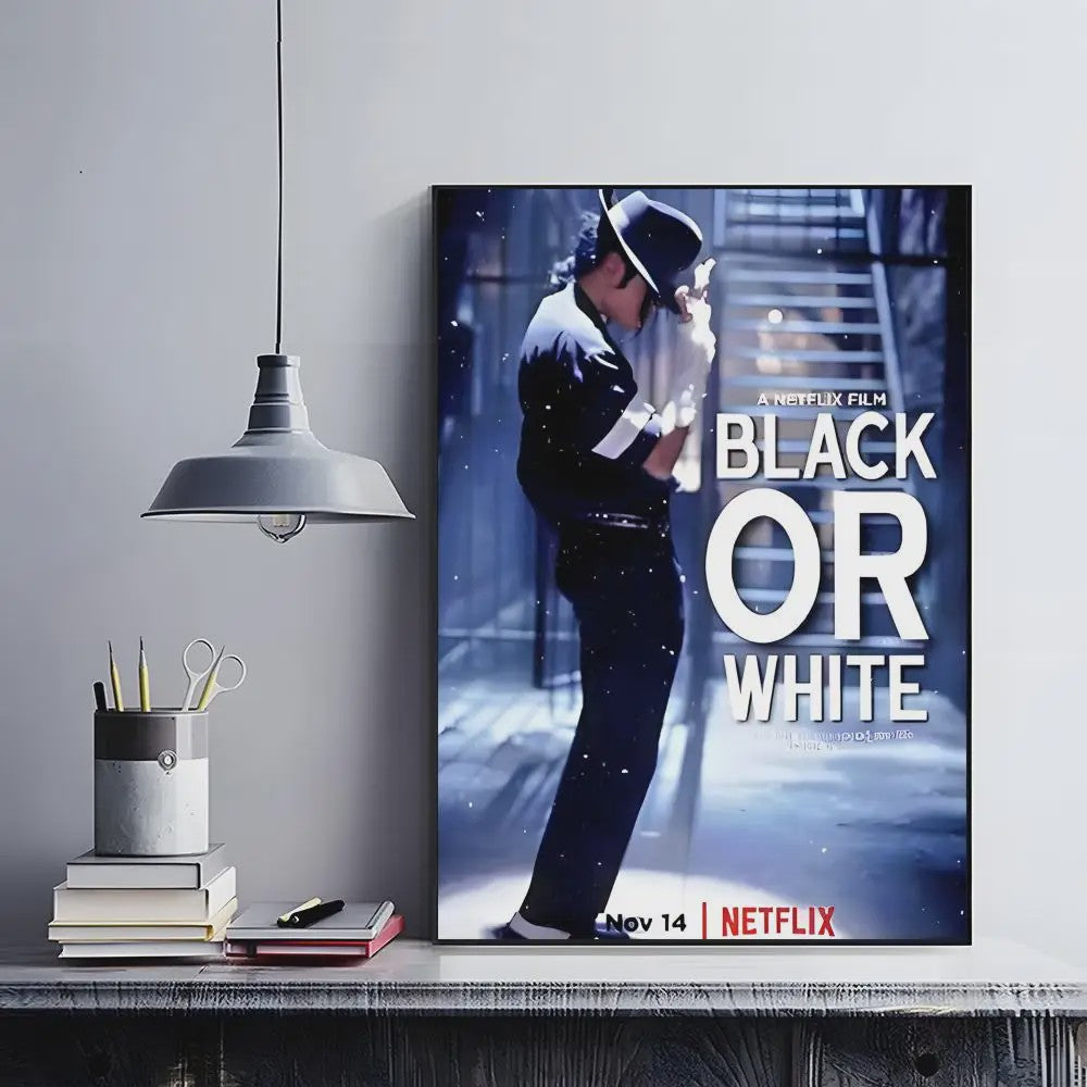 Iconische Michael Jackson Poster - Retro Muziek Kunst Decoratie